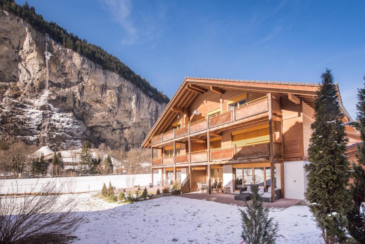 Ferienwohnung Luterbach Lauterbrunnen Exterior foto